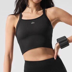 ALO YOGA Seamless Ribbed Favorite Bra Tank
